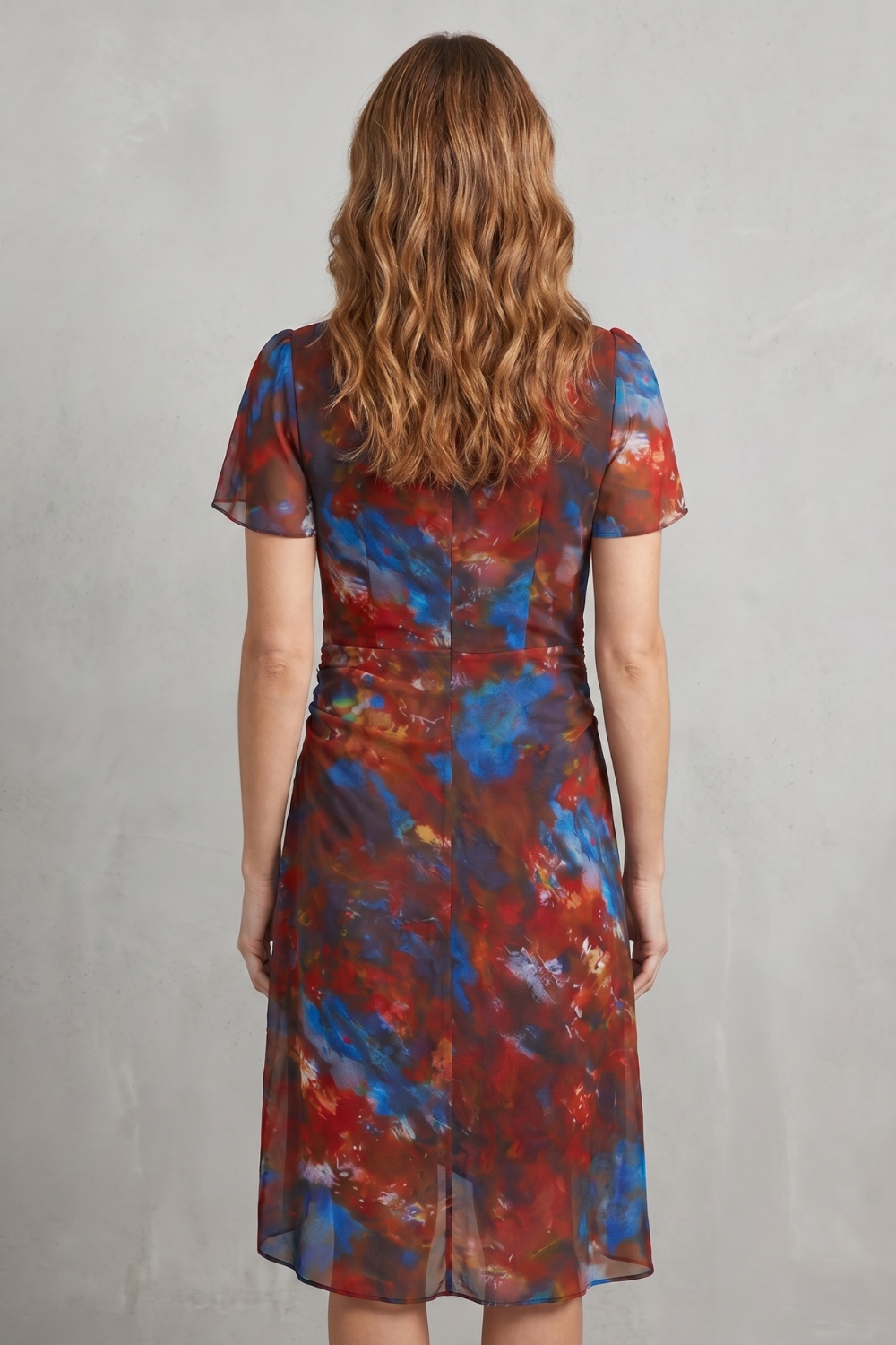 Velmora – Abstract bohemian allure – Midi dress