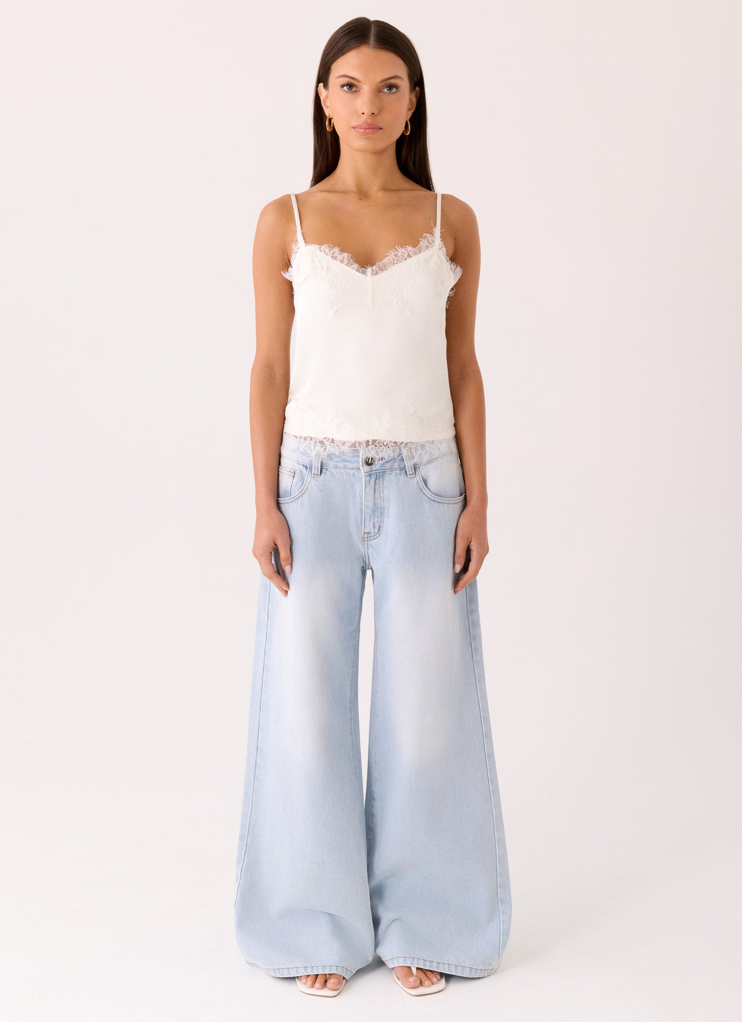 Ellora Cami Top - Ivory