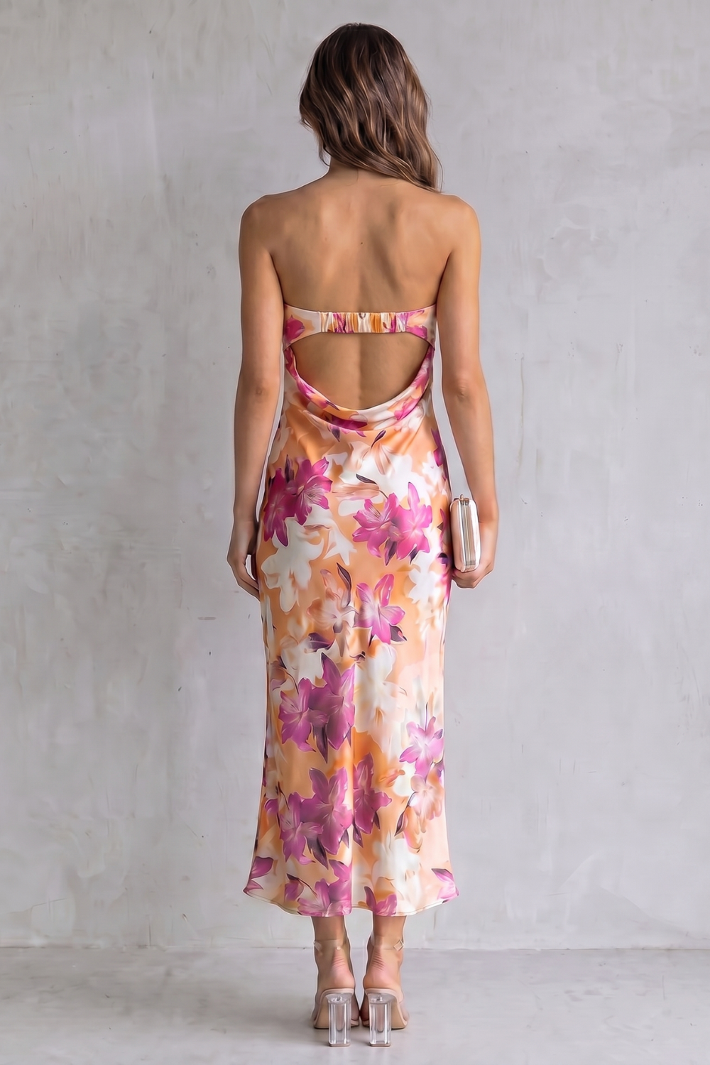 Linneva – Strapless floral elegance – Maxi dress