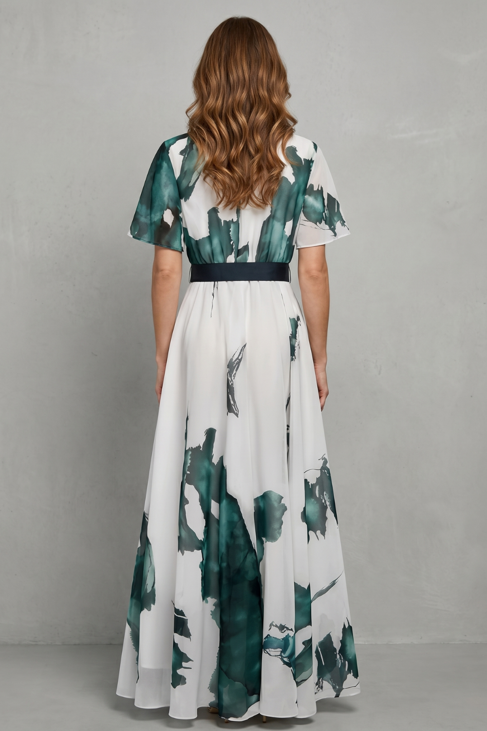 Marévelle – Watercolour print grace – Maxi dress