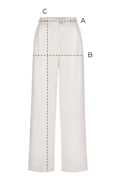 Miss Aria Creme Trousers