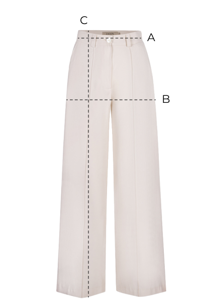Miss Etoile Cream Trousers