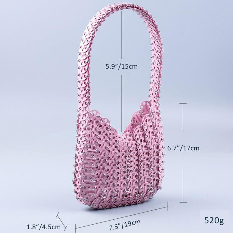 CHAINMAIL BAG IN PINK Bags styleofcb
