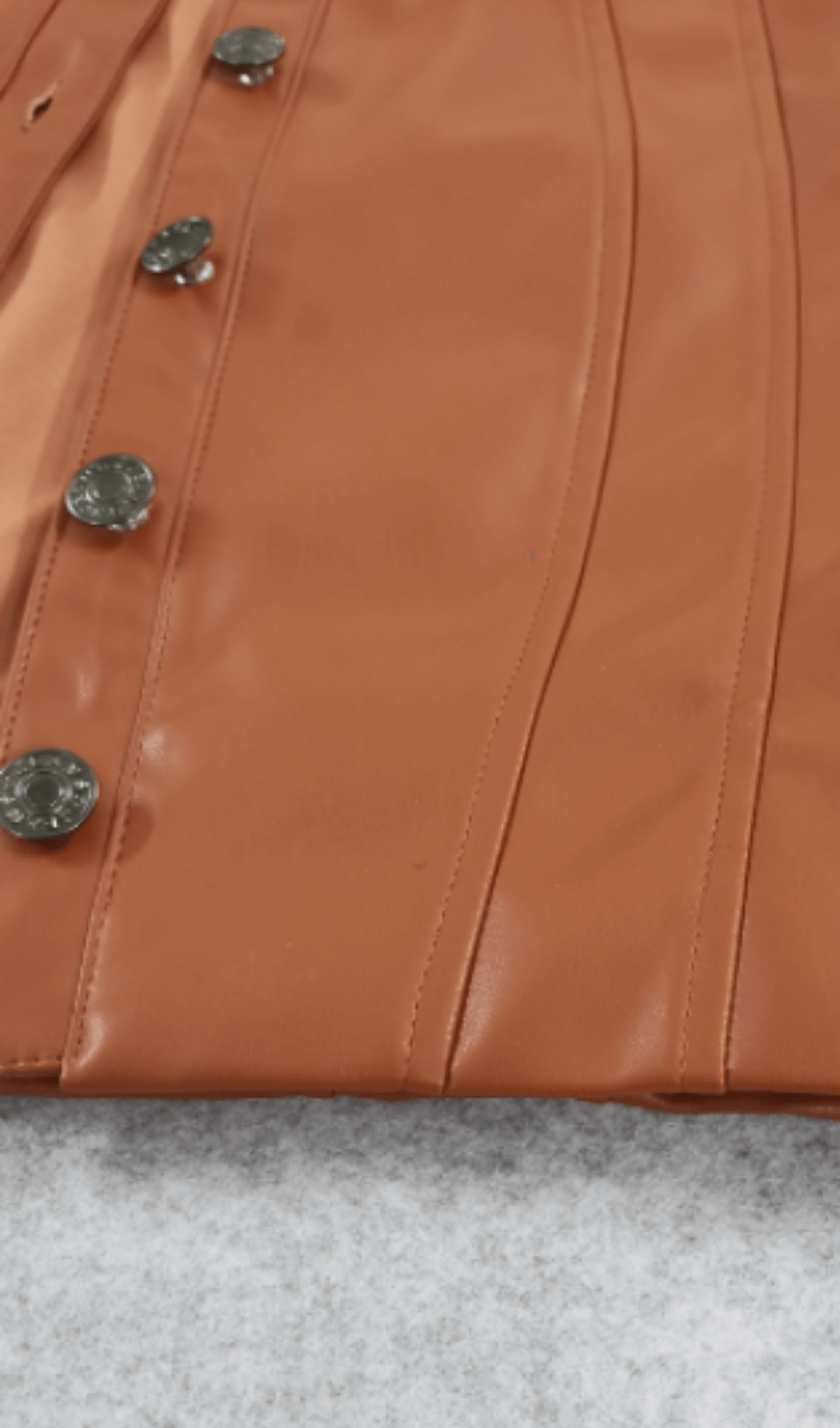 PU leather high waist dress styleofcb