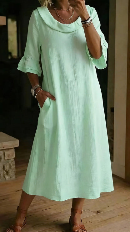 New Arrivals🔥Women's Neck Ruffle Casual Dress