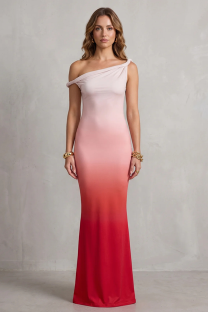 Liravelle – Off-shoulder floral allure – Maxi dress