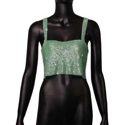 BLING SEQUIN CROP TOP