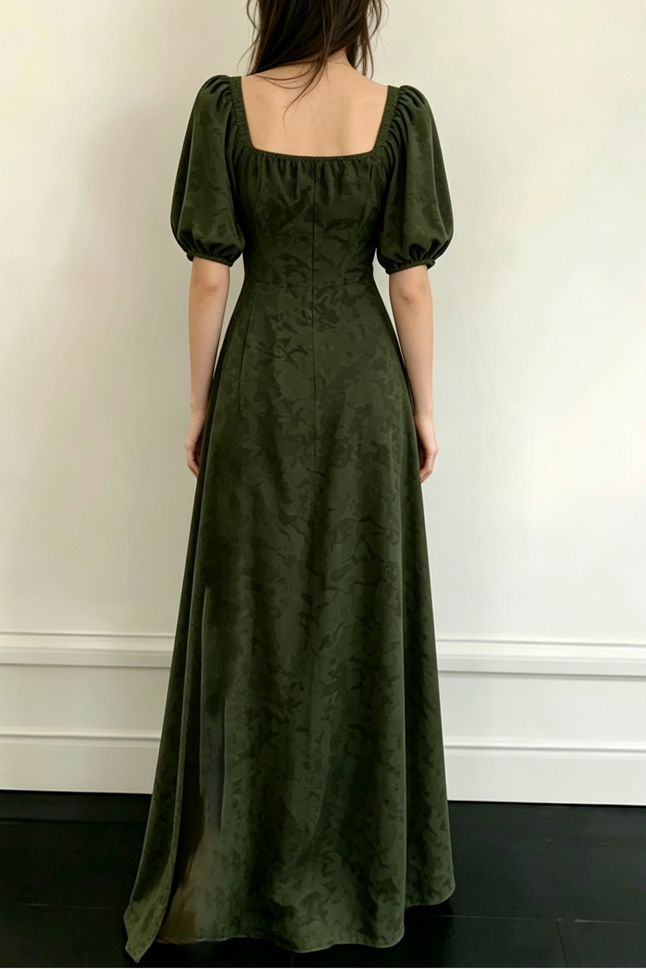 Breathable Two-Way Wear Eco Recycled Cotton Dress - Olive Green