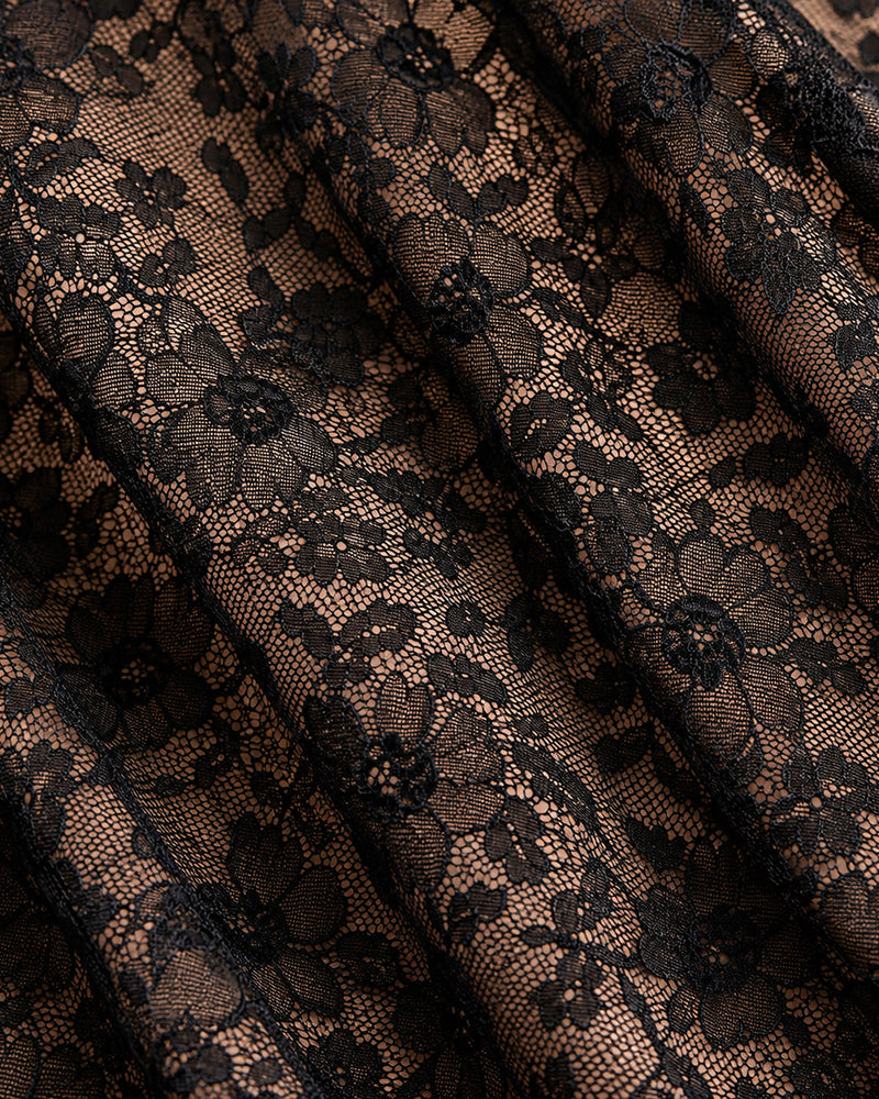 Women's Sheer Lace Lantern Pants High Waist Drawstring Harem Trousers Elastic Lined Joggers with Pockets