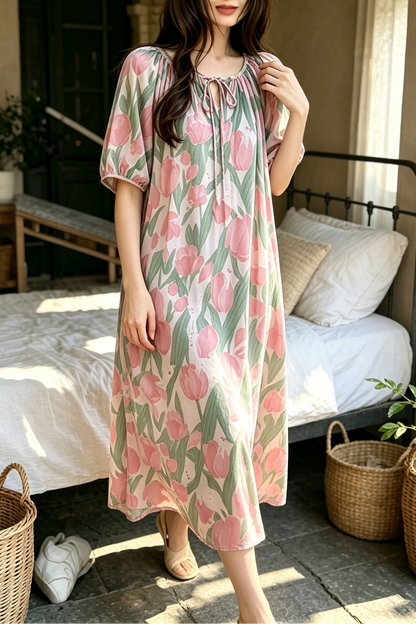 Breathable Relaxed-fit Eco Recycled Cotton Dress (3+1 Promotion)