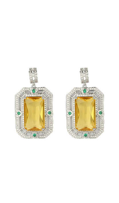 ZIRCON GEOMETRIC EARRINGS