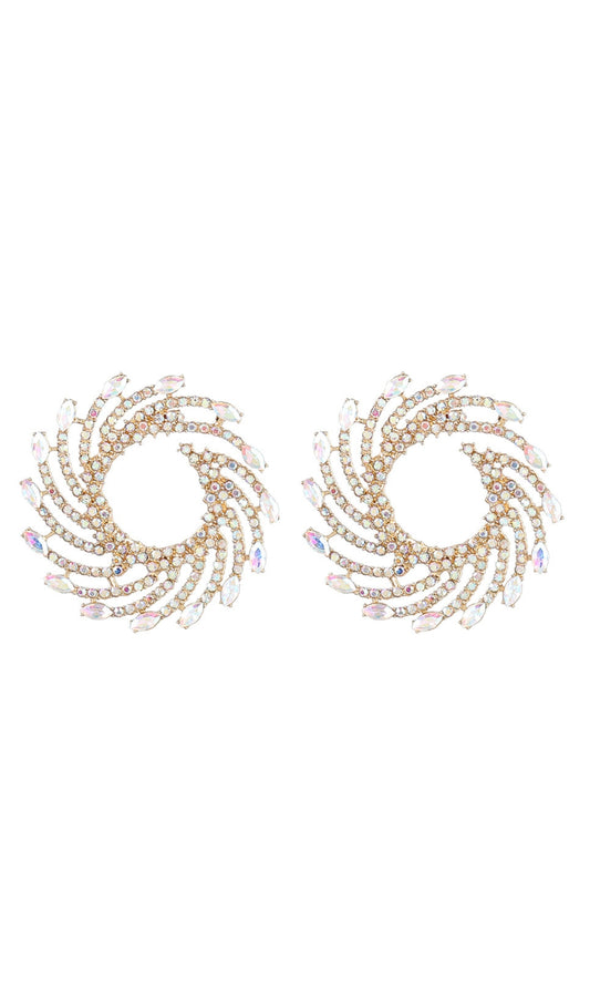ADELINE SPIRAL EARRINGS IN GOLD