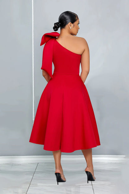 Arabelle Bow Midi Dress