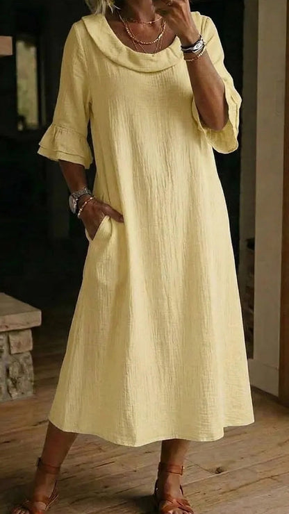 New Arrivals🔥Women's Neck Ruffle Casual Dress