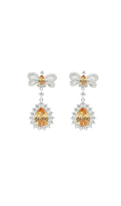 BOW DROP EARRINGS