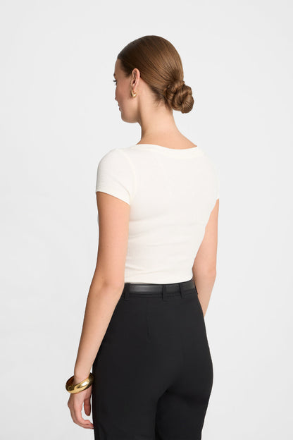 Miss Womanly Off-White T-shirt