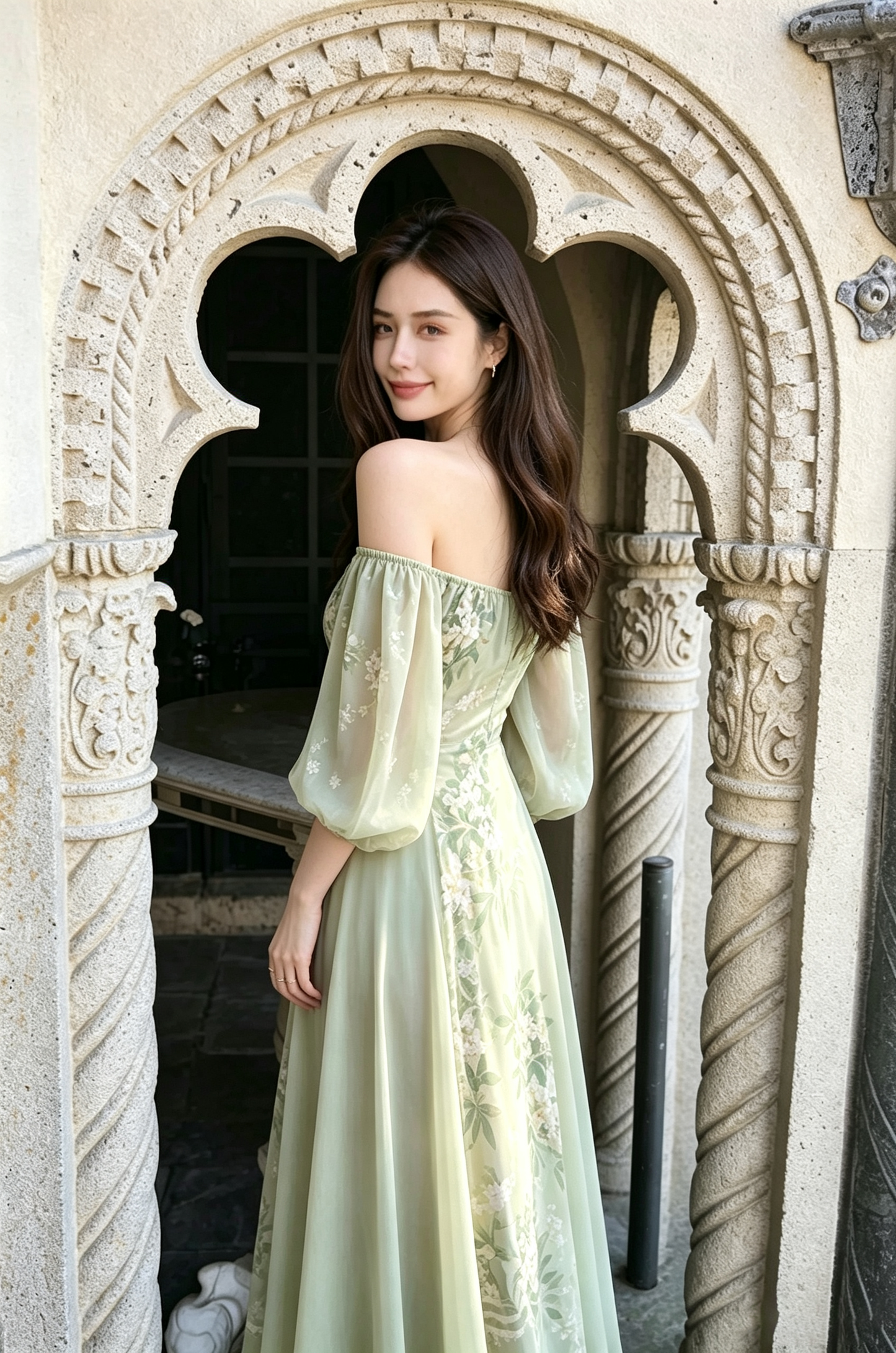 Breathable Two-Way Wear Eco Recycled Cotton Dress - Light Green