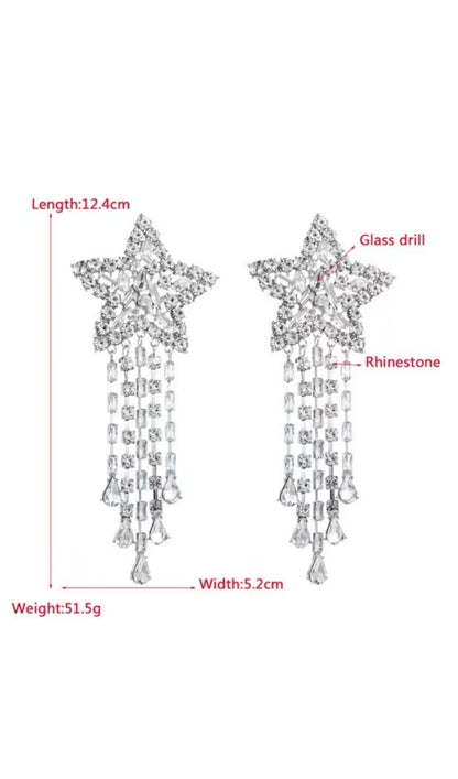 STAR RHINESTONE EARRINGS