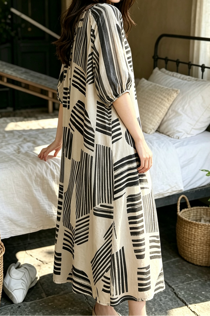 Breathable Relaxed-fit Eco Recycled Cotton Dress (3+1 Promotion)