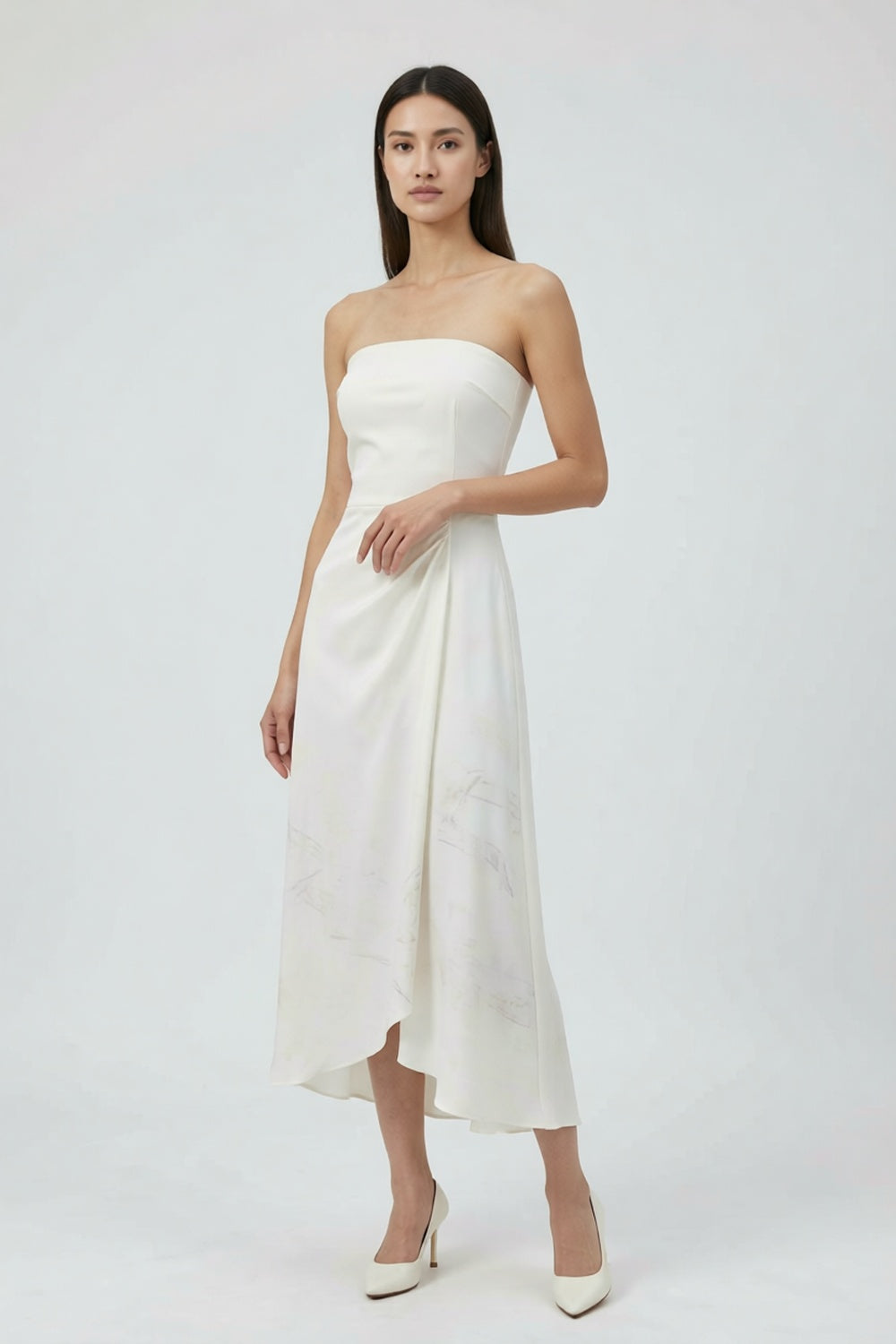 Mediterranean Holiday breathable viscose crepe or linen blend Two-Piece Set for day-to-evening warm sand breathable viscose crepe or linen blend Two-Piece Set - product view 2