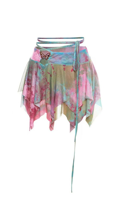 BUTTERFLY PRINTED SWIM SET