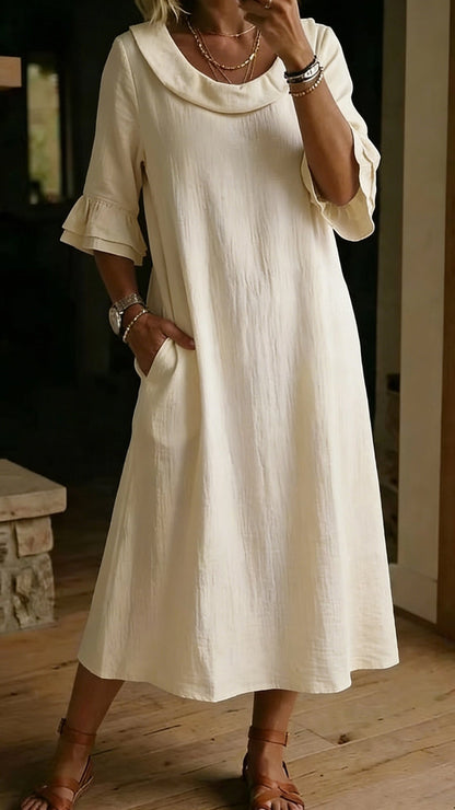 New Arrivals🔥Women's Neck Ruffle Casual Dress