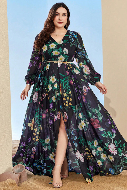 Elodie Chiffon Maxi Dress