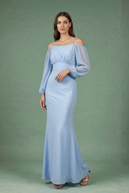 Mediterranean Holiday breathable viscose crepe or linen blend Two-Piece Set for day-to-evening warm sand breathable viscose crepe or linen blend Two-Piece Set - product view 2