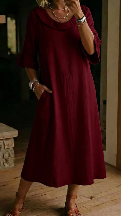 New Arrivals🔥Women's Neck Ruffle Casual Dress