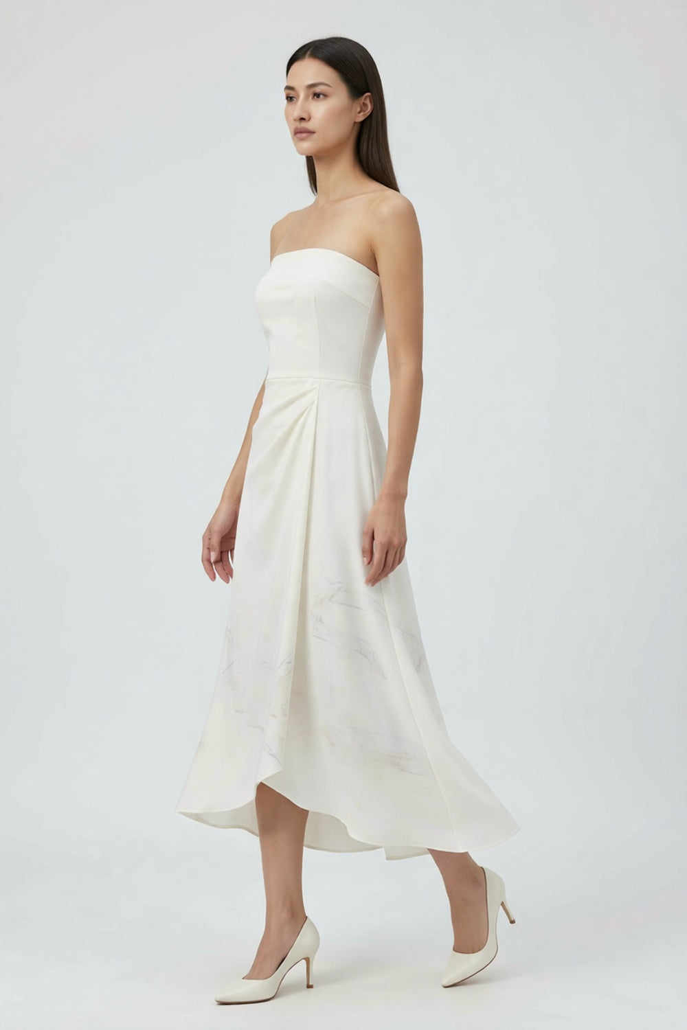 Mediterranean Holiday breathable viscose crepe or linen blend Two-Piece Set for day-to-evening warm sand breathable viscose crepe or linen blend Two-Piece Set - product view 3