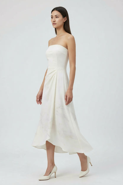 Mediterranean Holiday breathable viscose crepe or linen blend Two-Piece Set for day-to-evening warm sand breathable viscose crepe or linen blend Two-Piece Set - product view 3