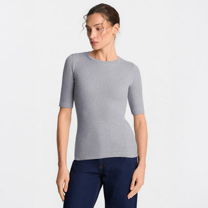 Miss Lovable Melange Grey T-shirt