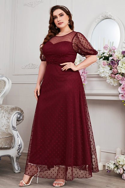 Rosamund V-Neck Lace Maxi Dress