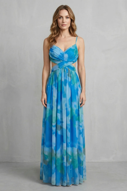 Aurellia – Watercolour romance – Sleeveless maxi dress