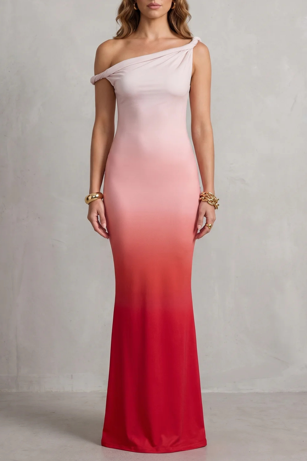 Liravelle – Off-shoulder floral allure – Maxi dress