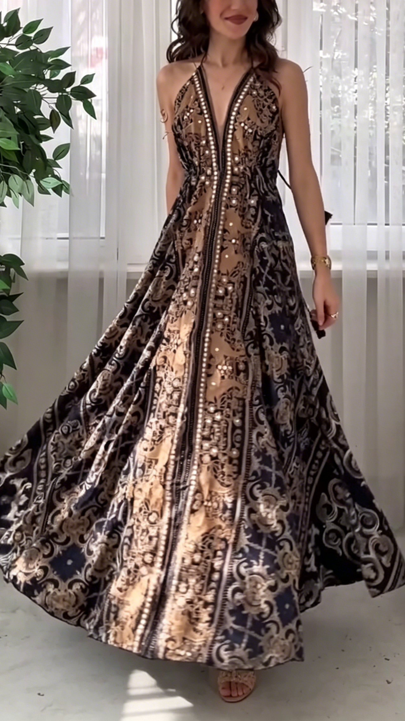 Women's Maxi Dress A Line Dress Summer Dress Casual Daily Regular Fit