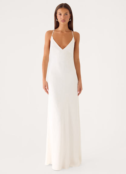 Bailie Maxi Dress - White