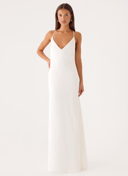 Bailie Maxi Dress - White