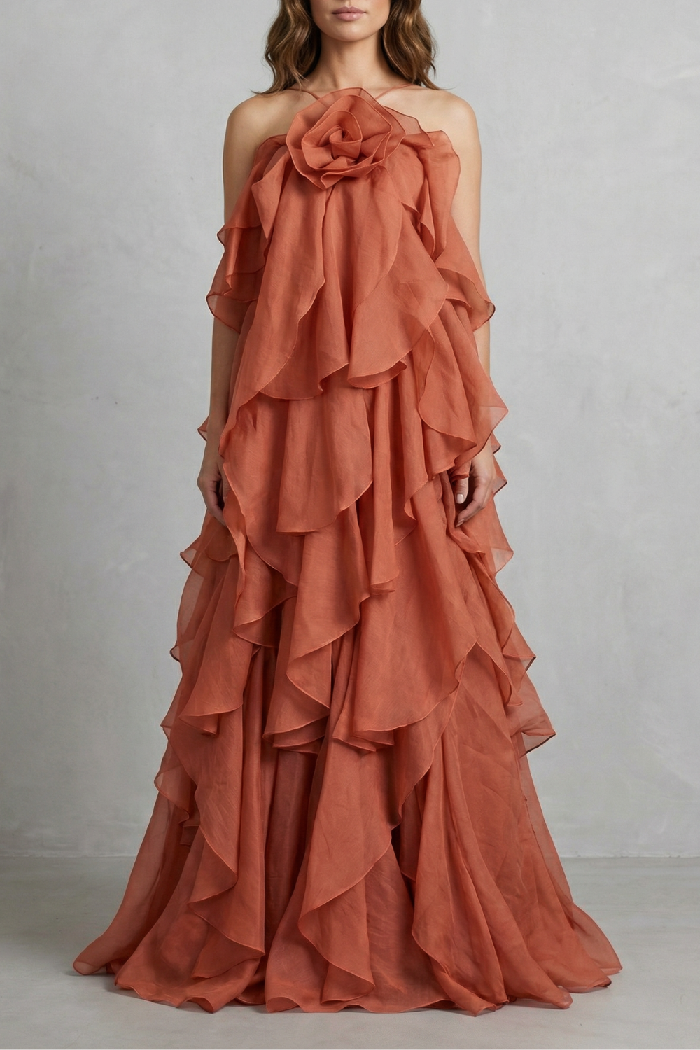 Bellarose – Layered ruffle statement – Maxi dress