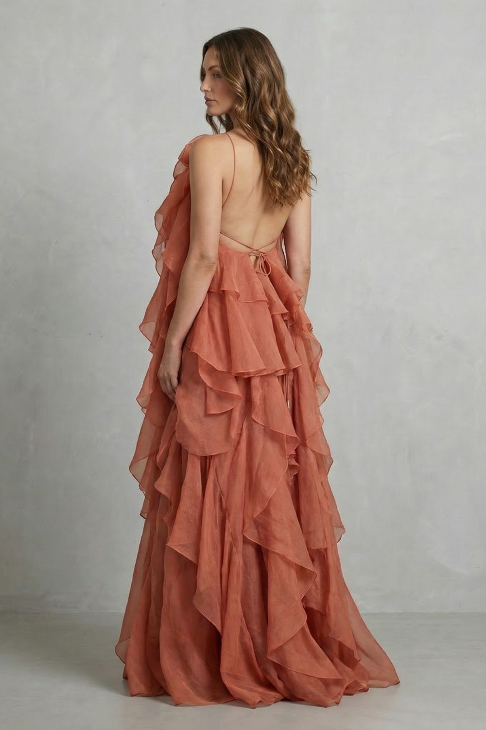 Bellarose – Layered ruffle statement – Maxi dress
