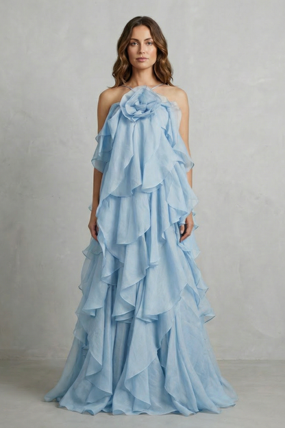 Bellarose – Layered ruffle statement – Maxi dress