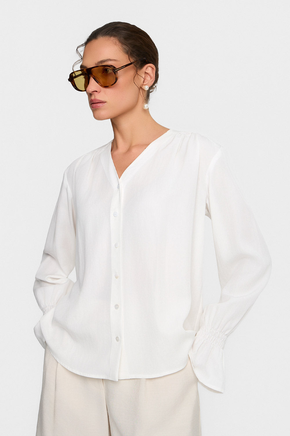 Miss Dreamy White Blouse