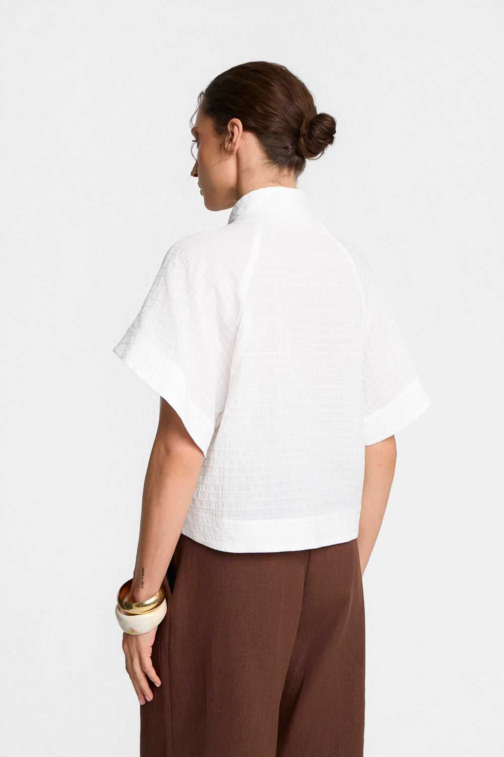 Miss Vivien White Blouse