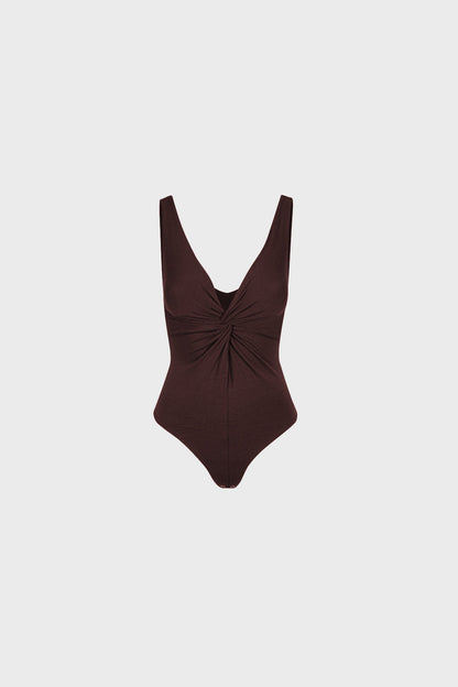 Miss Eida Dark Chocolate Bodysuit