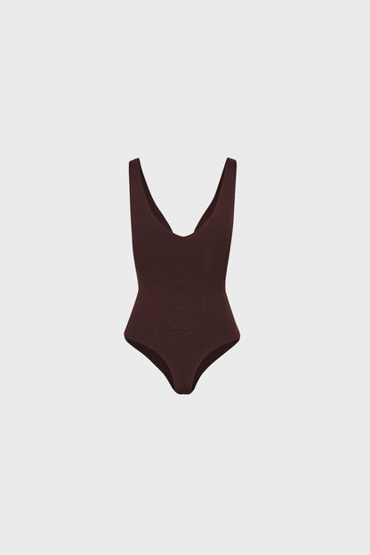 Miss Eida Dark Chocolate Bodysuit