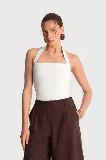 Miss Lisa Off-White Bodysuit