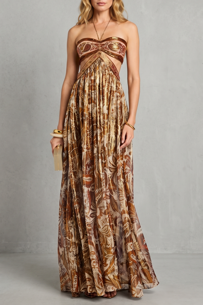 Bohemira – Paisley halter flow – Maxi dress