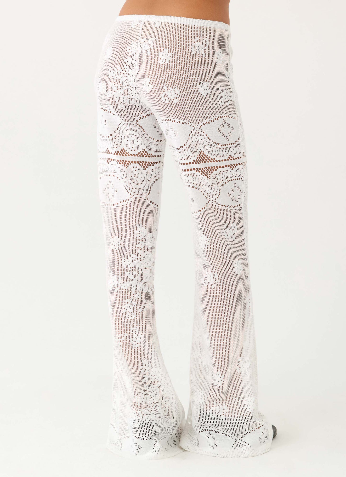 Bosten Low Rise Pants - White