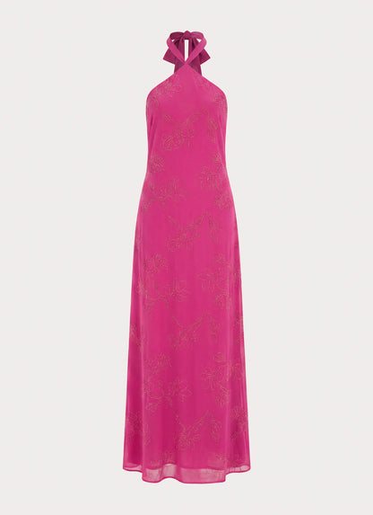 Cliffs Edge Maxi Dress - Berry Kiss