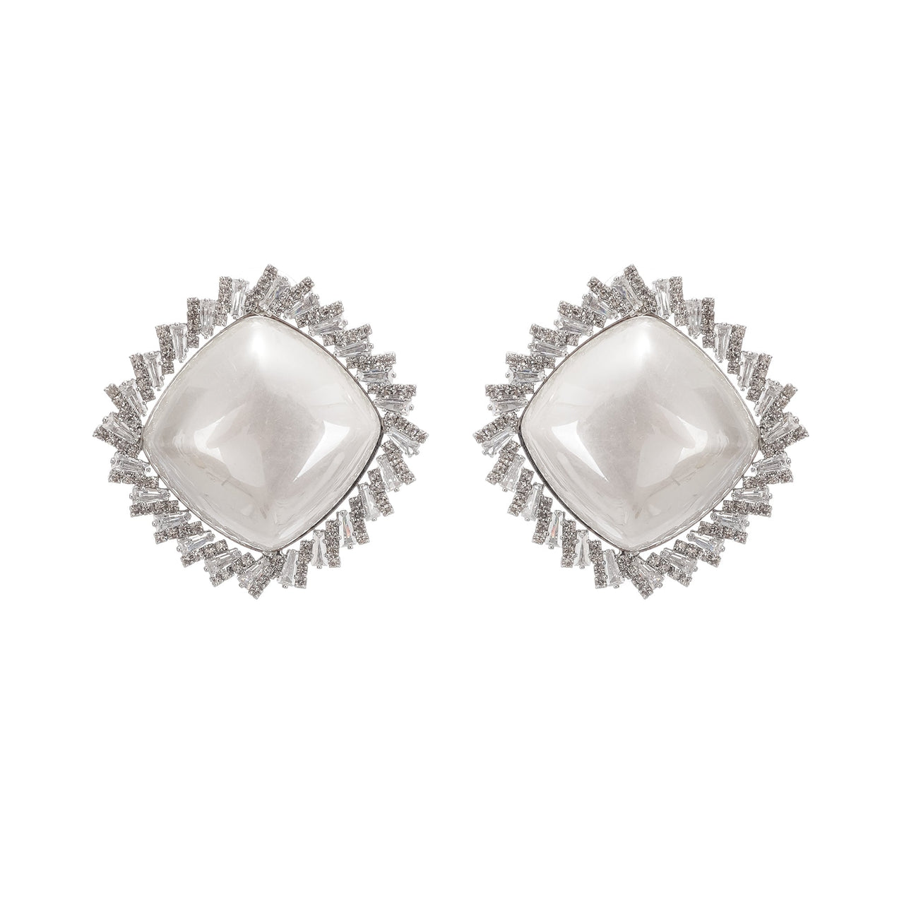 Marilyn crystal-embellished stud earring